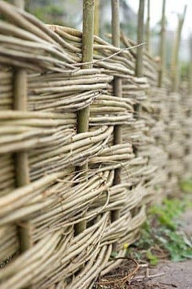 15 idées de clôtures en fibres naturelles 9