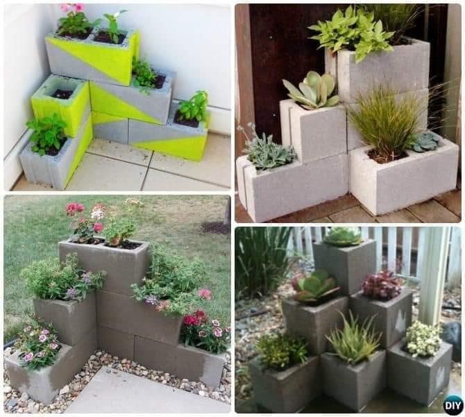 24 idées pour réutiliser les blocs en béton 9