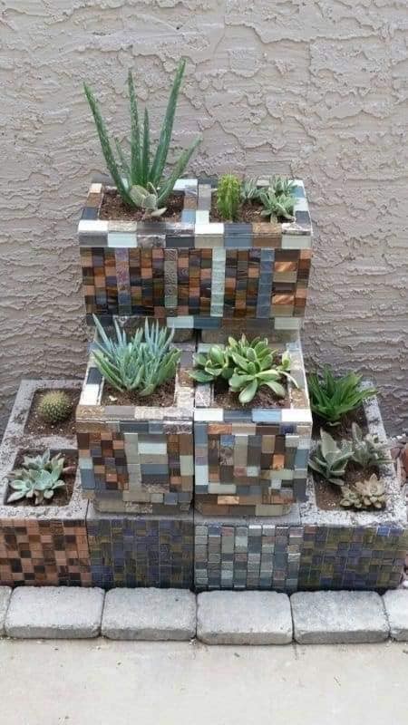 24 idées pour réutiliser les blocs en béton 11
