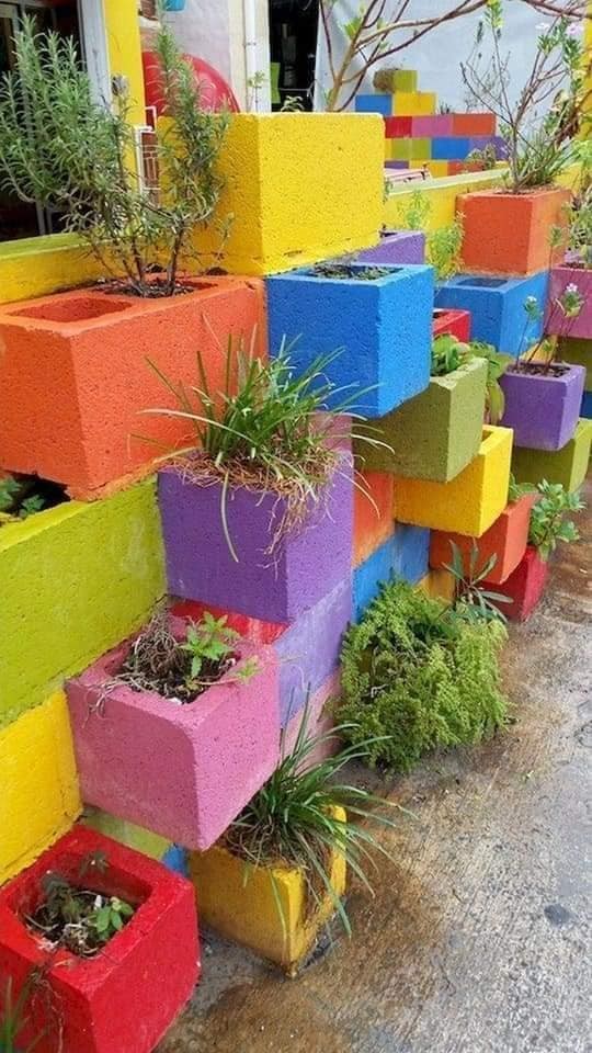 24 idées pour réutiliser les blocs en béton 14