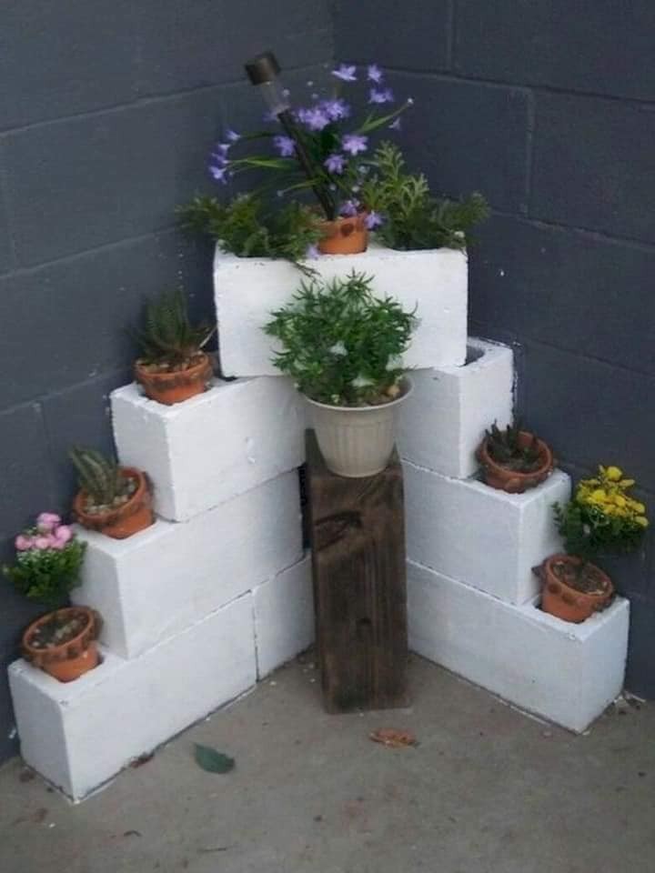 24 idées pour réutiliser les blocs en béton 22