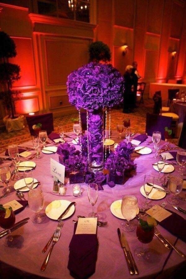 33 idées de décorations de mariage dans les tons violet 23 33 idées de décorations de mariage dans les tons violet 23
