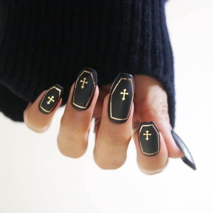 54 idées amusantes et effrayante d'ongles pour la fête d'Halloween 26 54 idées amusantes et effrayante d'ongles pour la fête d'Halloween 26