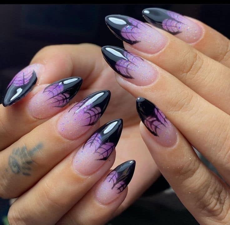 54 idées amusantes et effrayante d'ongles pour la fête d'Halloween 37 54 idées amusantes et effrayante d'ongles pour la fête d'Halloween 37