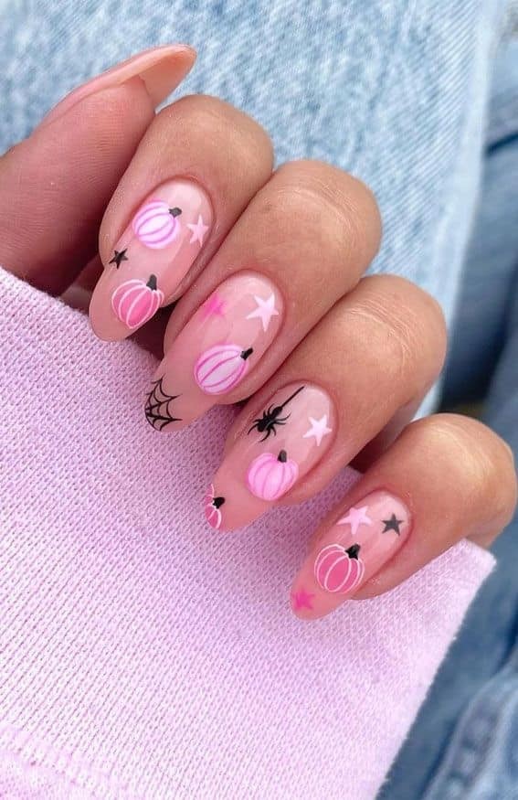 54 idées amusantes et effrayante d'ongles pour la fête d'Halloween 38 54 idées amusantes et effrayante d'ongles pour la fête d'Halloween 38