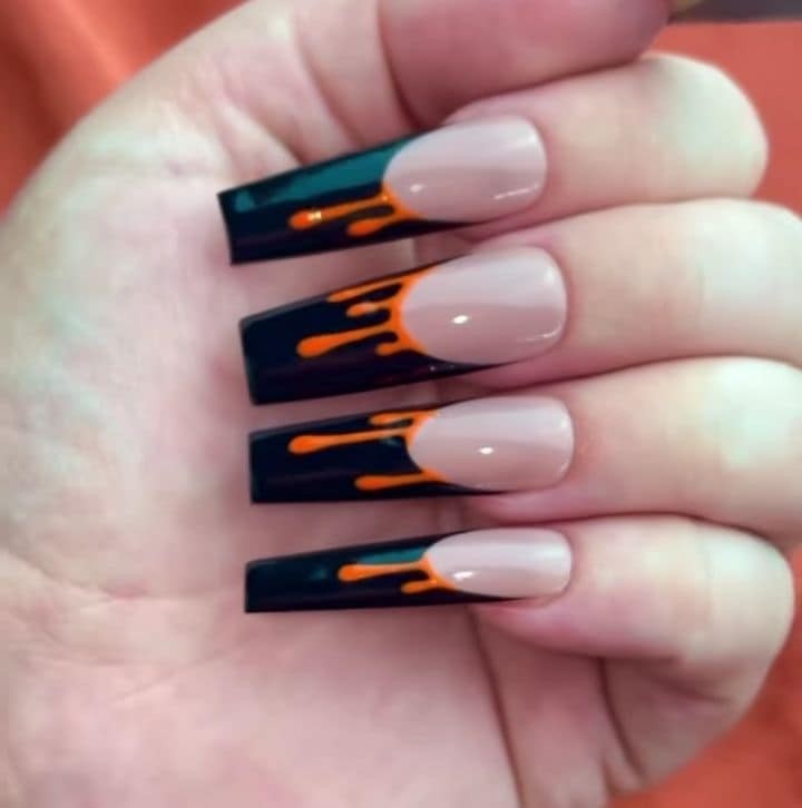 54 idées amusantes et effrayante d'ongles pour la fête d'Halloween 41 54 idées amusantes et effrayante d'ongles pour la fête d'Halloween 41