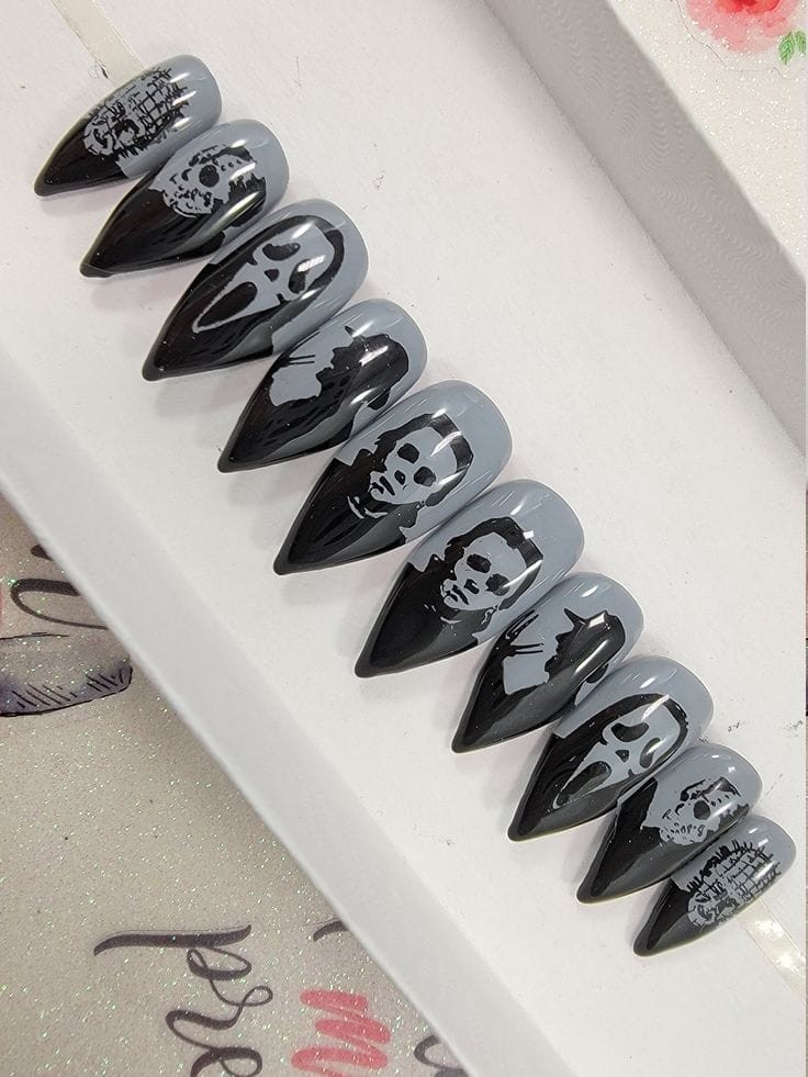 54 idées amusantes et effrayante d'ongles pour la fête d'Halloween 51 54 idées amusantes et effrayante d'ongles pour la fête d'Halloween 51