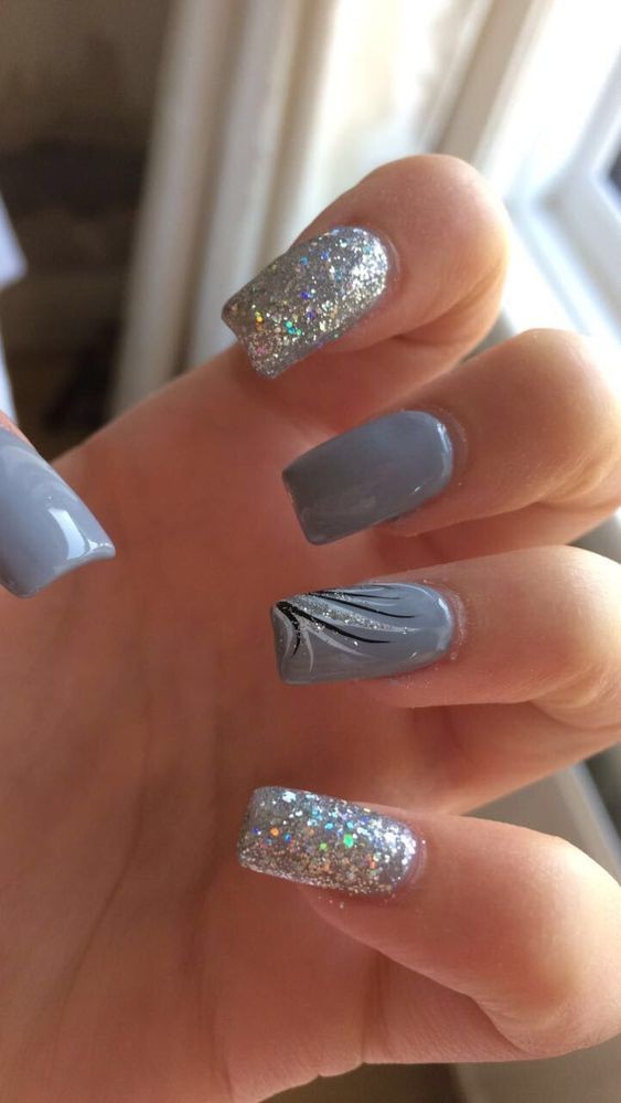 20 idées d'ongles gris que vous allez adorer 6 20 idées d'ongles gris que vous allez adorer 6