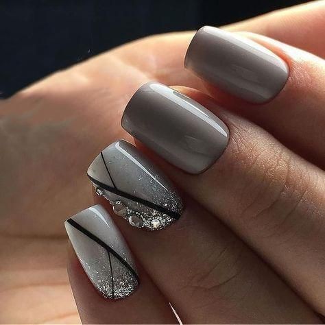 20 idées d'ongles gris que vous allez adorer 8 20 idées d'ongles gris que vous allez adorer 8
