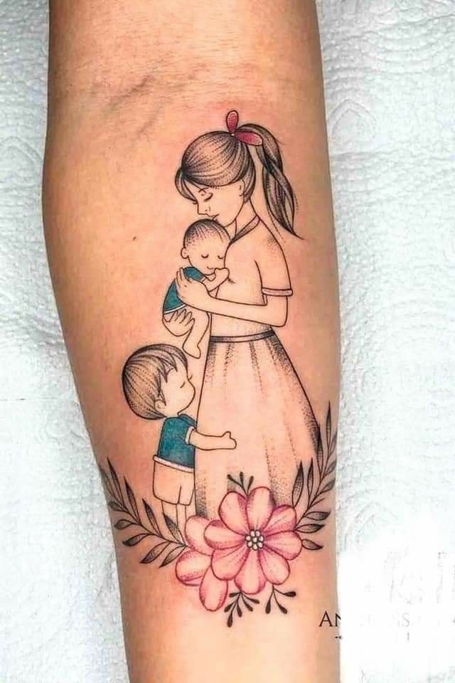 11 idées de tatouages de maman et enfants 2 11 idées de tatouages de maman et enfants 2