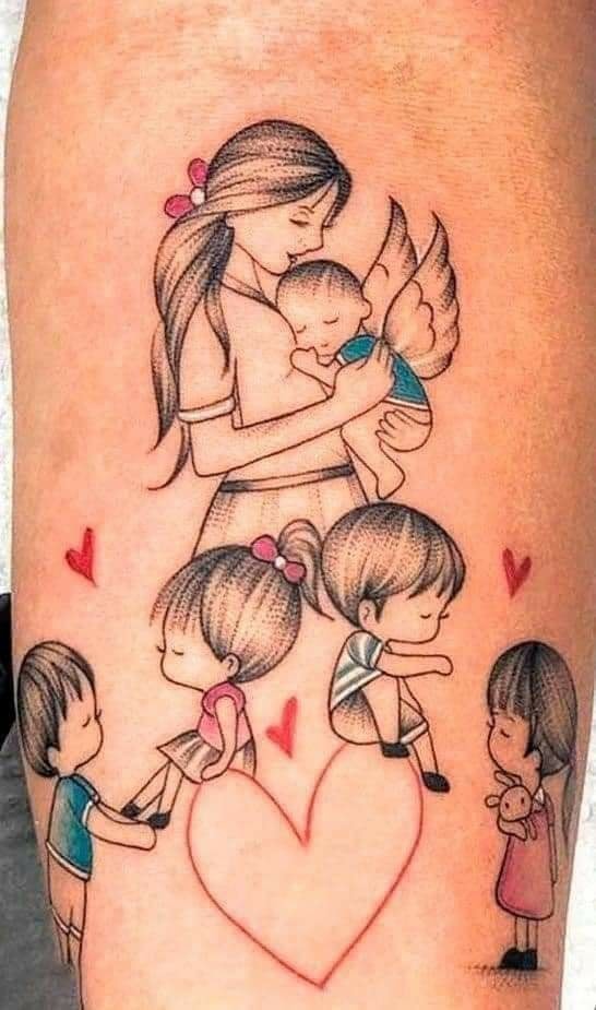 11 idées de tatouages de maman et enfants 4 11 idées de tatouages de maman et enfants 4