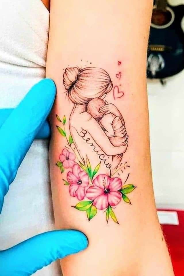 11 idées de tatouages de maman et enfants 5 11 idées de tatouages de maman et enfants 5