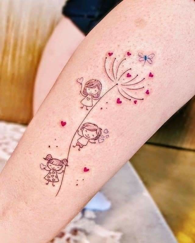 11 idées de tatouages de maman et enfants 7 11 idées de tatouages de maman et enfants 7