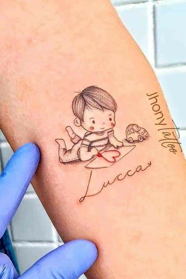 11 idées de tatouages de maman et enfants 8 11 idées de tatouages de maman et enfants 8