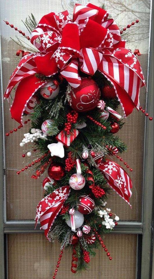 34 belles décorations de Noël pour votre porte 21 34 belles décorations de Noël pour votre porte 21