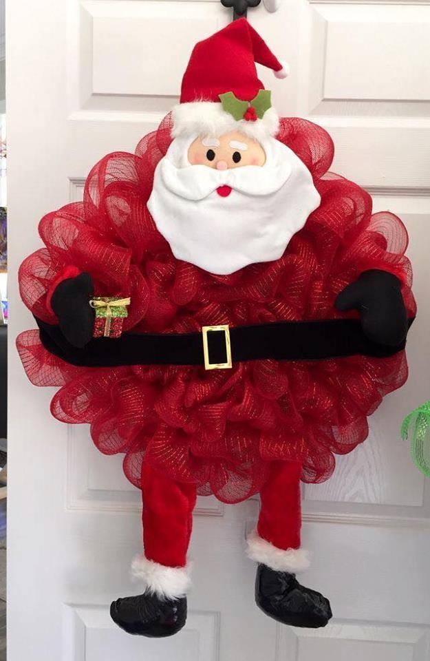 34 belles décorations de Noël pour votre porte 24 34 belles décorations de Noël pour votre porte 24