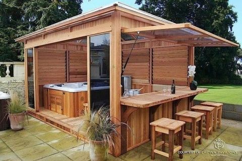 16 idées de gazebo en bambou et bois 4