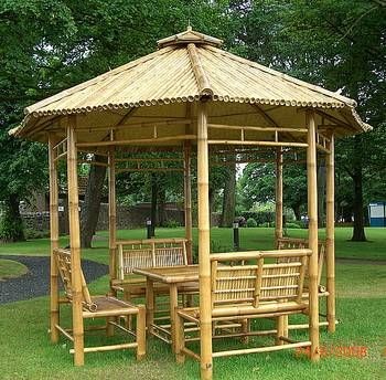 16 idées de gazebo en bambou et bois 14