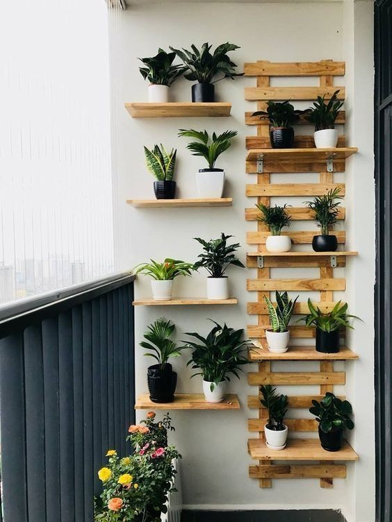 31 idées de jardinières murales en bois pour vos plantes 7 31 idées de jardinières murales en bois pour vos plantes 7