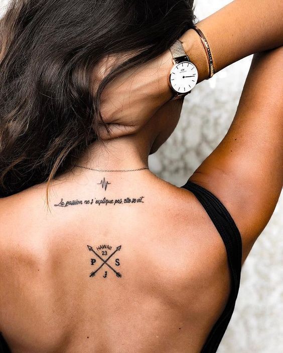 47 Tatouages nuque à la fois discrets et sensuels 32 47 Tatouages nuque à la fois discrets et sensuels 32