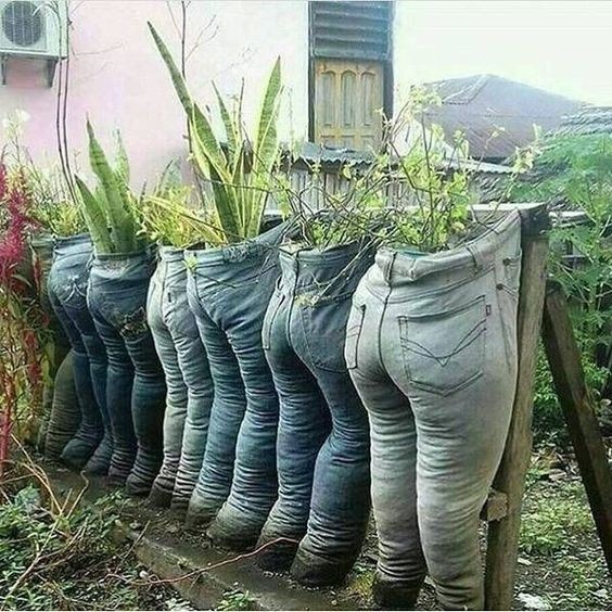 13 idées pour recycler les vieux jeans pour le jardin 1 13 idées pour recycler les vieux jeans pour le jardin 1