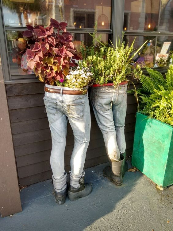 13 idées pour recycler les vieux jeans pour le jardin 12 13 idées pour recycler les vieux jeans pour le jardin 12