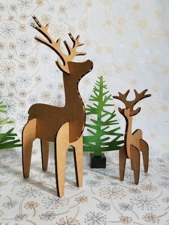 9 jolies décorations de Noël à créer avec des pochoirs 1 9 jolies décorations de Noël à créer avec des pochoirs 1
