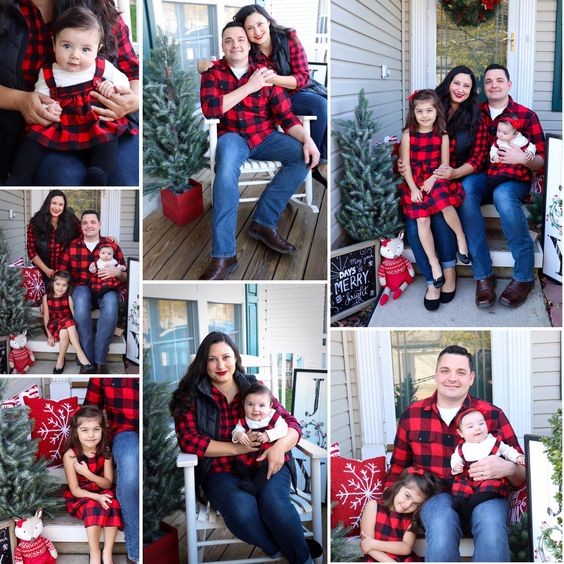 17 Idées de séances photos de famille à faire à Noël 14