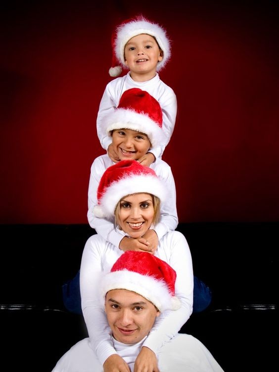 17 Idées de séances photos de famille à faire à Noël 1