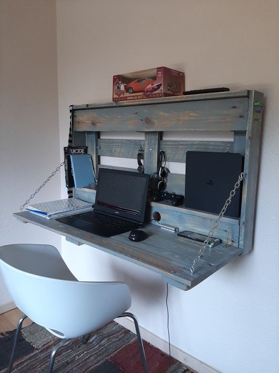 17 idées de bureaux en palettes pour votre espace de travail 14 17 idées de bureaux en palettes pour votre espace de travail 14