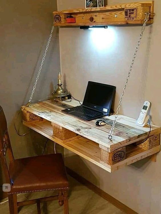 17 idées de bureaux en palettes pour votre espace de travail 15 17 idées de bureaux en palettes pour votre espace de travail 15