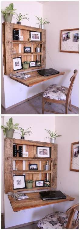 17 idées de bureaux en palettes pour votre espace de travail 6 17 idées de bureaux en palettes pour votre espace de travail 6