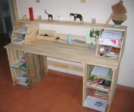 17 idées de bureaux en palettes pour votre espace de travail 3 17 idées de bureaux en palettes pour votre espace de travail 3