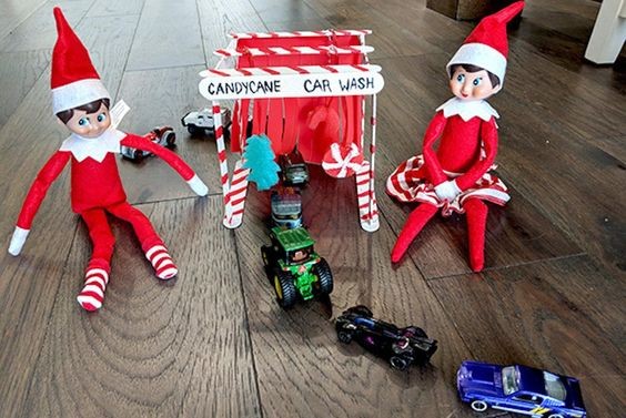 40 mises en scènes de bêtises d'elfes de Noël 32