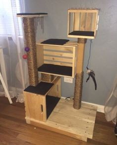 21 arbres à chat à faire soi-même avec des palettes 12 21 arbres à chat à faire soi-même avec des palettes 12