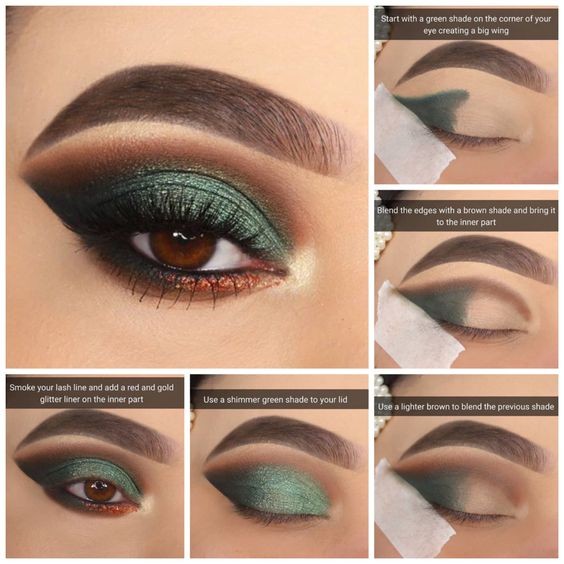Comment faire briller vos yeux verts comme de l'émeraude avec le maquillage 9