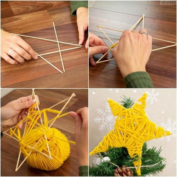 44 Décorations de Noël faites par des enfants 23