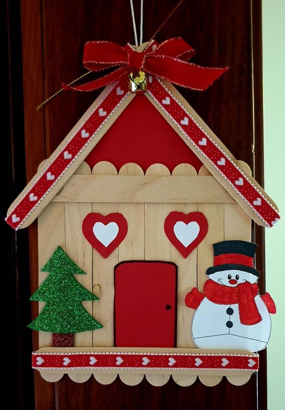 44 Décorations de Noël faites par des enfants 25
