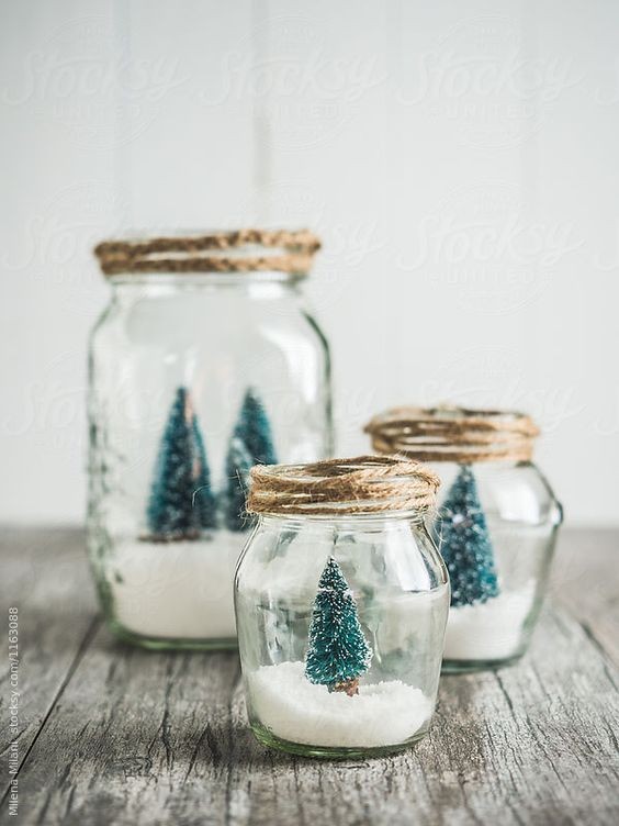 9 Déco de Noël avec des bocaux en verre 1 9 Déco de Noël avec des bocaux en verre 1