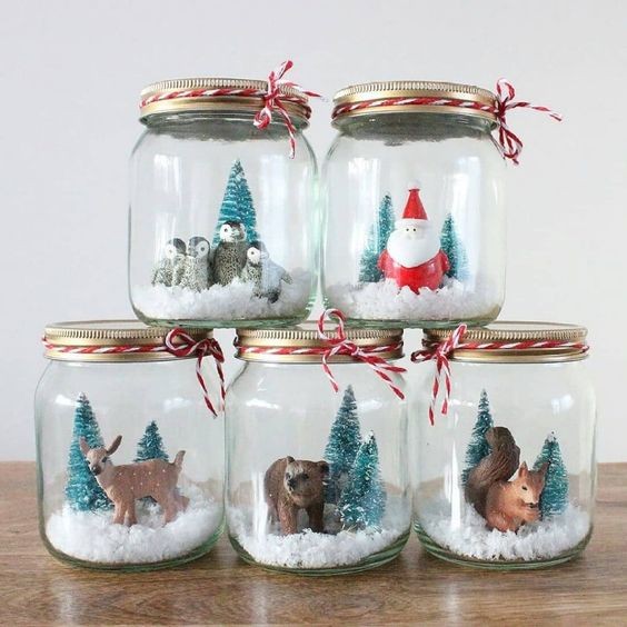 9 Déco de Noël avec des bocaux en verre 2 9 Déco de Noël avec des bocaux en verre 2
