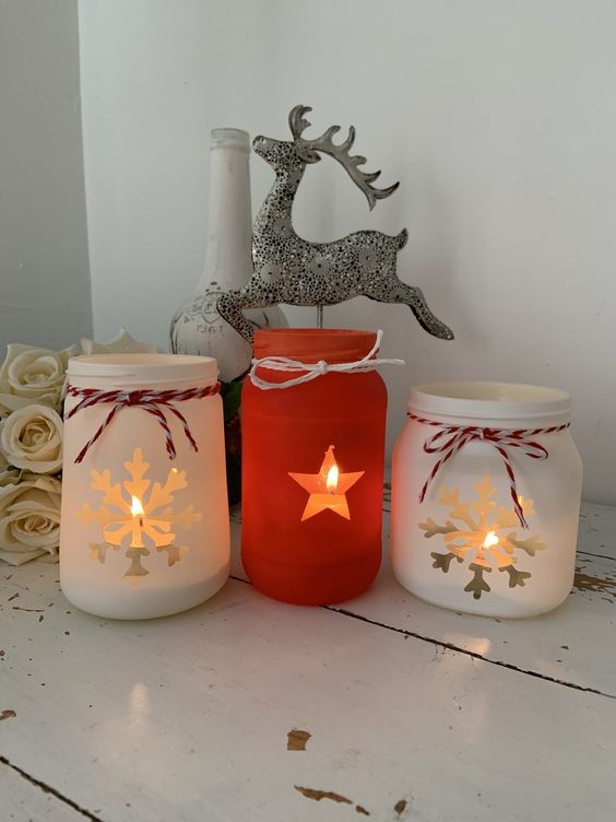 9 Déco de Noël avec des bocaux en verre 6 9 Déco de Noël avec des bocaux en verre 6