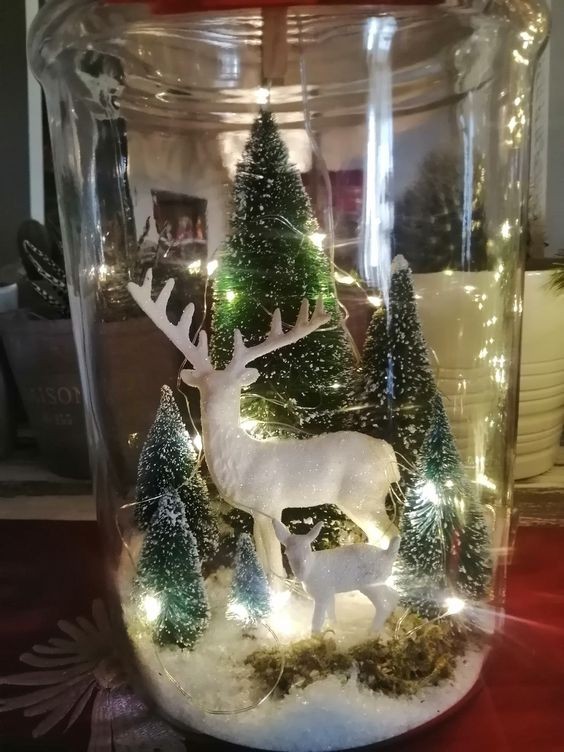 9 Déco de Noël avec des bocaux en verre 7 9 Déco de Noël avec des bocaux en verre 7