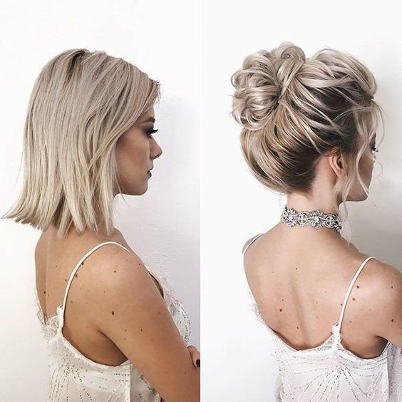 11 Coiffures de mariage pour cheveux mi-longs 5 11 Coiffures de mariage pour cheveux mi-longs 5