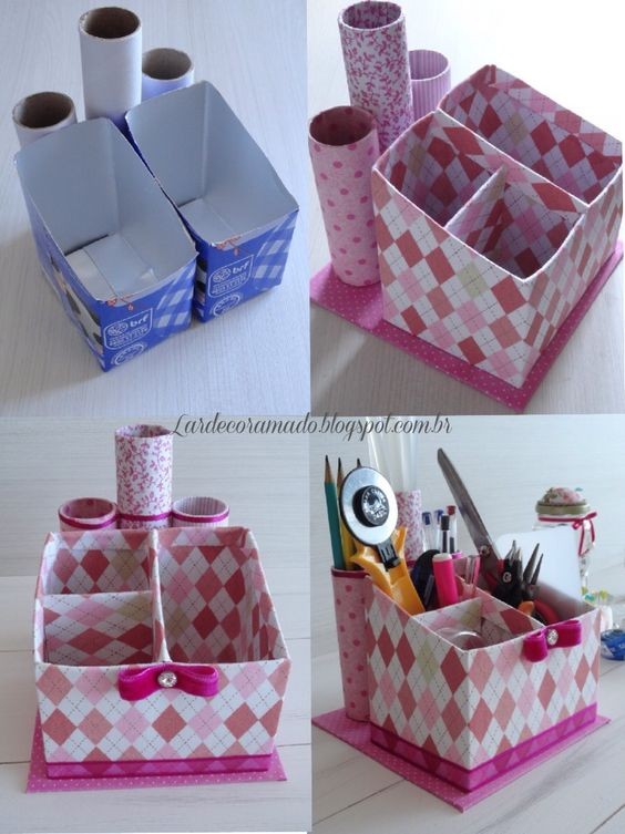 17 rangements de bureaux à fabriquer soi-même avec de la récup' 3 17 rangements de bureaux à fabriquer soi-même avec de la récup' 3