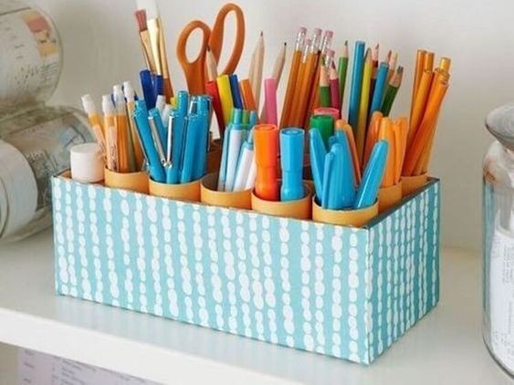 17 rangements de bureaux à fabriquer soi-même avec de la récup' 8 17 rangements de bureaux à fabriquer soi-même avec de la récup' 8