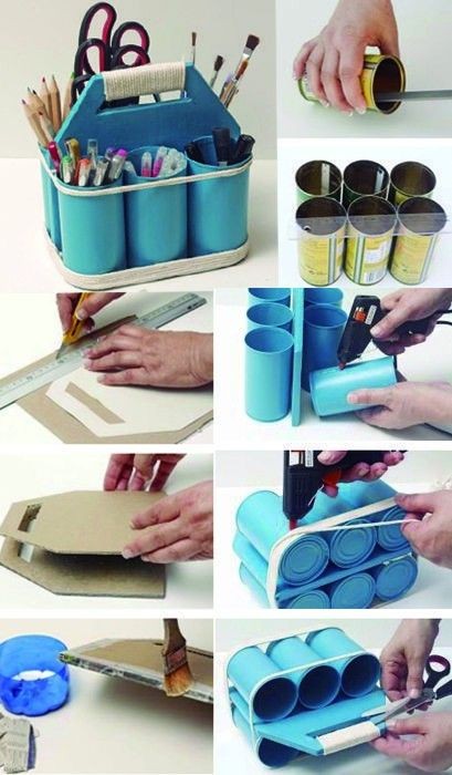 17 rangements de bureaux à fabriquer soi-même avec de la récup' 9 17 rangements de bureaux à fabriquer soi-même avec de la récup' 9