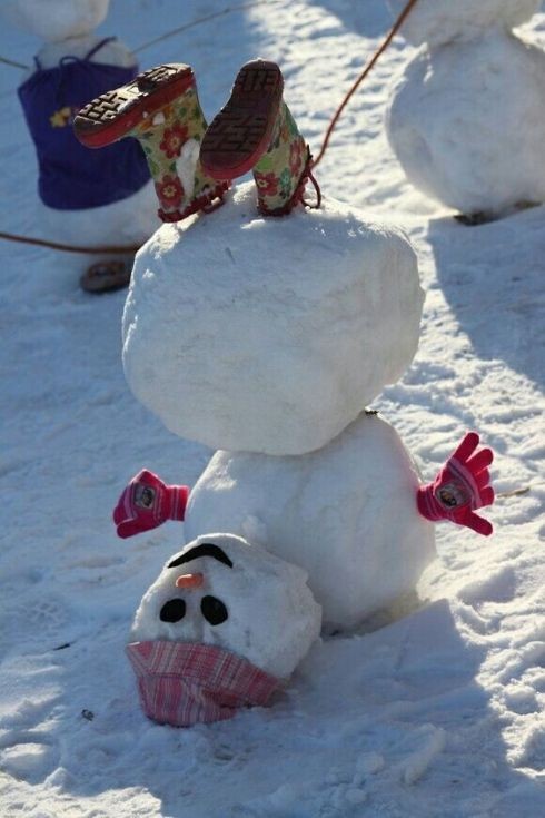 39 idées de bonhommes de neige à faire soi-même 15 39 idées de bonhommes de neige à faire soi-même 15