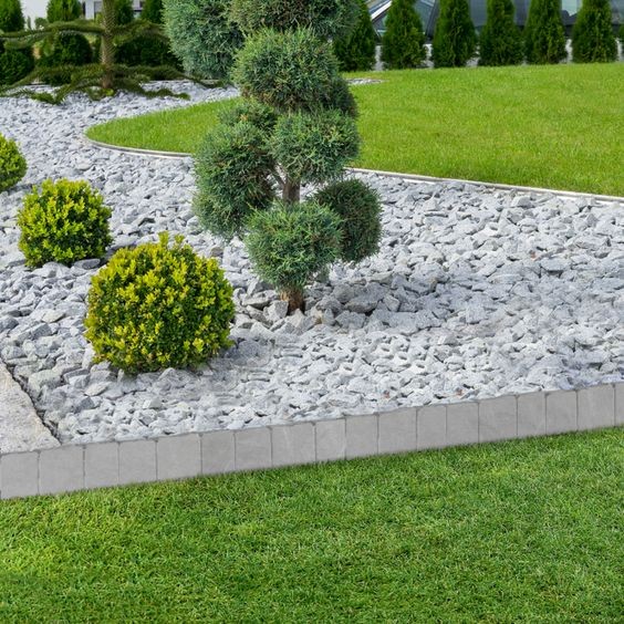 60 top idées de bordures de jardin en pierre 4