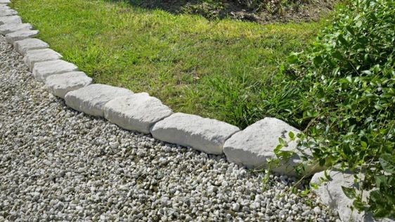 60 top idées de bordures de jardin en pierre 13