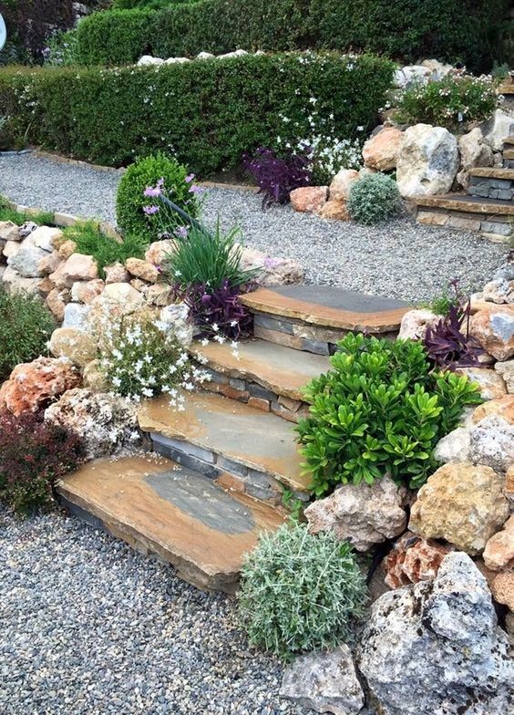 60 top idées de bordures de jardin en pierre 27